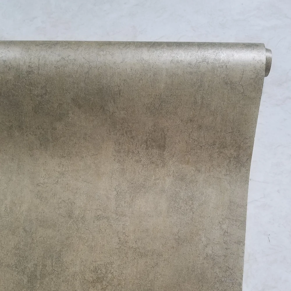 Wallpaper Gold Bronze Crackle Plaster